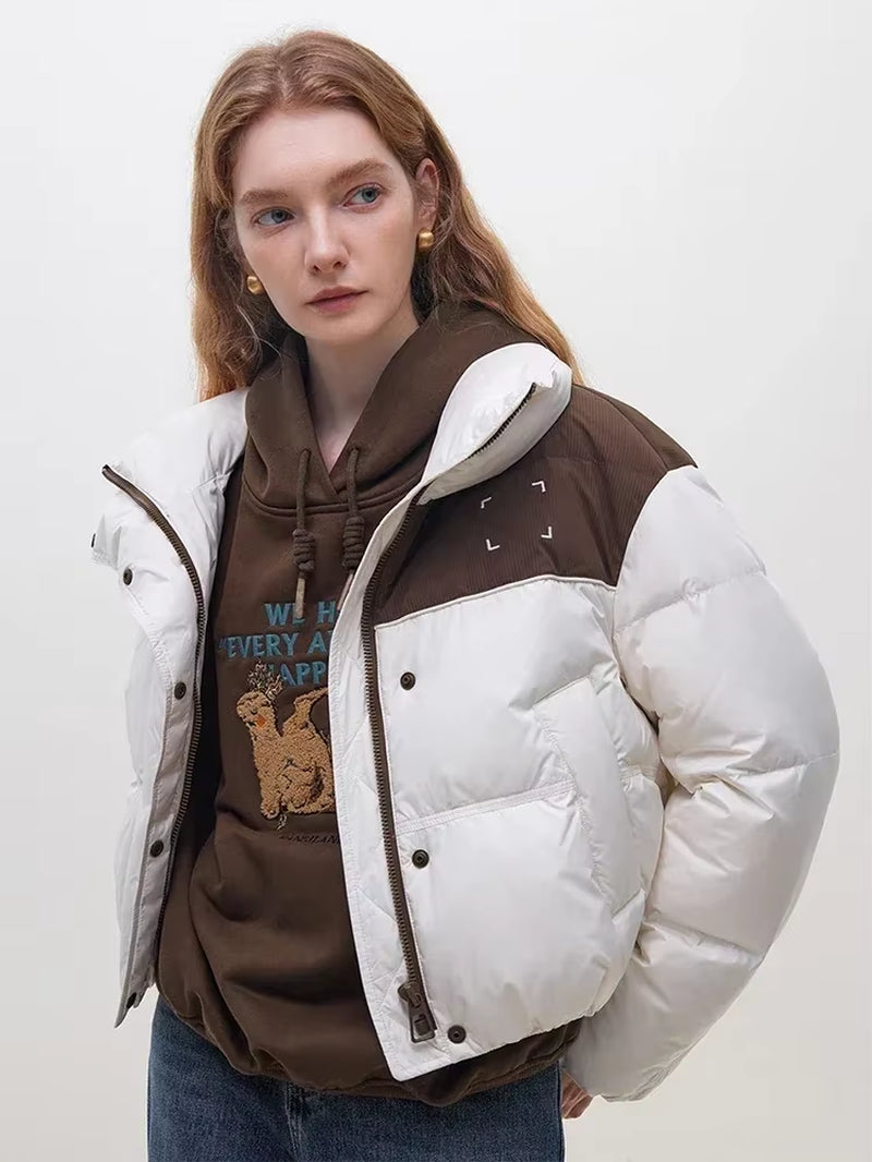 FSLE Casual Loose Style Bread down Jacket